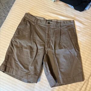 Nautica Men’s Rigger Greige Khaki Shorts Size 34W 100% COTTON